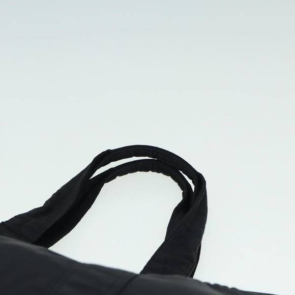 BURBERRY Nova Check Blue Label Hand Bag Nylon Black Beige Auth hk1390 - Picture 8 of 16